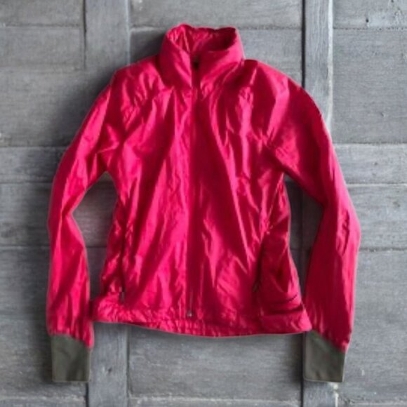 RUU Womens Pink Hoodie Windbreaker Jacket Size Small - Picture 1 of 7